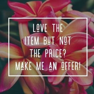 Reasonable offers welcome!